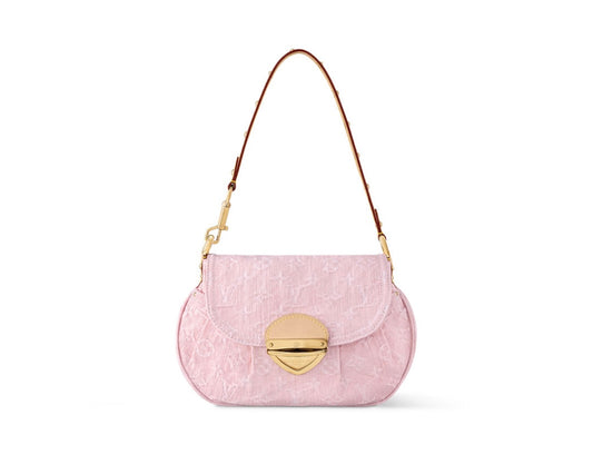 Vintage denim shoulder bag